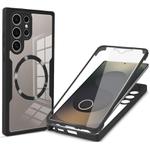 For Samsung Galaxy S25 Ultra 5G CD Texture MagSafe Phone Case(Black)