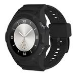 For Huawei Watch GT 4 / GT 5 46mm Integrated Anti-fall TPU Watch Band(Black)