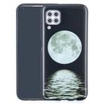 For Huawei P40 Lite Painted Pattern Soft TPU Case(Moon)