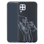 For Huawei P40 Lite Painted Pattern Soft TPU Case(Five Hands)