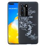 For Huawei P40 Pro Painted Pattern Soft TPU Case(Lotus Pond)