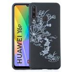 For Huawei Y6p Painted Pattern Soft TPU Case(Lotus Pond)