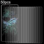 For Asus ROG Phone 9 FE 50pcs 0.26mm 9H 2.5D Tempered Glass Film