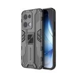 For OPPO Reno13 5G Global Supersonic PC + TPU Holder Phone Case(Black)