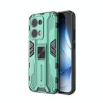 For OPPO Reno13 5G Global Supersonic PC + TPU Holder Phone Case(Green)