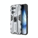 For OPPO Reno13 5G Global Supersonic PC + TPU Holder Phone Case(Grey)
