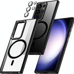 For Samsung Galaxy S25 Ultra 5G Acrylic PC MagSafe Magnetic Phone Case(Black)