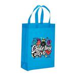 Graffiti Printed Non-woven Fabric Bag Print On Your Demand, Size:38x30x10cm(Sky Blue)
