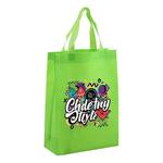 Graffiti Printed Non-woven Fabric Bag Print On Your Demand, Size:41x35x12cm(Fruit Green)