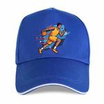 Basketball Player Printed Polyester Cotton Steel Buckle Cap Print On Your Demand(Royal Blue)