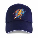 Basketball Player Printed Polyester Cotton Steel Buckle Cap Print On Your Demand(Navy Blue)
