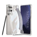 For Samsung Galaxy S25 Ultra 5G GKK Airbag Silicone Wristband Phone Case, Not Included Pen(Gray)