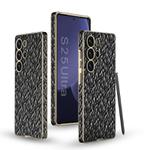 For Samsung Galaxy S25 Ultra 5G GKK Hidden Realm Plating Leather Phone Case , Not Included Pen(Black)