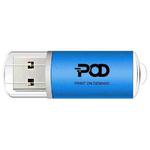 POD Colorful Metal USB 2.0 Flash Drive Print On Your Demand, Memory:128GB(Blue)