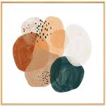Watercolor Decorative Painting with Aluminum Alloy Frame Print On Your Demand, Size:30x30cm