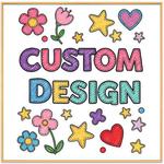 Child Drawing Decorative Painting with Aluminum Alloy Frame Print On Your Demand, Size:30x30cm