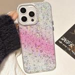 For iPhone 13 Pro Max Starry Sky Gradient IMD Phone Case(Pink)