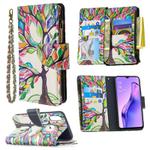 For OPPO A31 (2020) Colored Drawing Pattern Zipper Horizontal Flip Leather Case with Holder & Card Slots & Wallet(Tree)