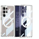 For Samsung Galaxy S25 Ultra 5G GKK Space Series MagSafe Shockproof Full Coverage Phone Case(Transparent)