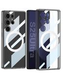 For Samsung Galaxy S25 Ultra 5G GKK Space Series MagSafe Shockproof Full Coverage Phone Case(Transparent Black)
