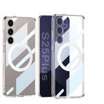 For Samsung Galaxy S25+ 5G GKK Space Series MagSafe Shockproof Full Coverage Phone Case(Transparent)