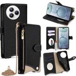 For Xiaomi Civi 5 Pro Crossbody Chain Fishtail Litchi Leather Phone Case(Black)