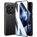 For OnePlus 13 Magnetic HD Tempered Glass Phone Case(Black)