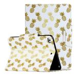 For iPad Mini 4 / 3 / 2 / 1 Painted Pattern Horizontal Flip Leather Case with Holder(Pineapple)