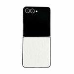 For Samsung Galaxy Z Flip7 5G Impression Camellia Pattern Protective Phone Case(White)