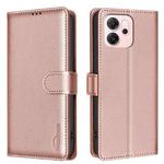 For OPPO Reno14 F 5G Litchi Texture RFID Anti-theft Leather Phone Case(Gold)
