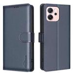 For OPPO Reno14 F 5G Litchi Texture RFID Anti-theft Leather Phone Case(Blue)