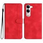 For vivo Y29s 5G / Y04 4G Global Heart Pattern Skin Feel Leather Phone Case(Red)