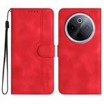 For vivo iQOO Z10 / T4 / Y300 Pro Heart Pattern Skin Feel Leather Phone Case(Red)