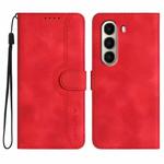 For Itel A95 5G Heart Pattern Skin Feel Leather Phone Case(Red)