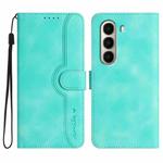 For Itel A95 5G Heart Pattern Skin Feel Leather Phone Case(Light Blue)