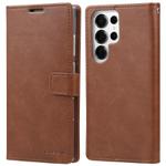 For Samsung Galaxy S25 Ultra 5G GOOSPERY BLUE MOON Crazy Horse Texture Leather Phone Case(Brown)