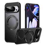 For Google Pixel 10 Pro XL Frosted 360 Degree MagSafe Magnetic Holder Phone Case(Black)