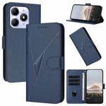For Itel A90 Triangle Pattern Buckle Clasp Leather Phone Case(Royal Blue)