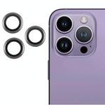 For iPhone 15 Pro Max / 15 Pro Back Camera Cover 9H Tempered Glass Lens Film(Titanium)