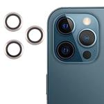 For iPhone 12 Pro Max Back Camera Cover 9H Tempered Glass Lens Film(Silver)