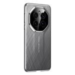 For Honor Magic7 Pro Imitation Ultimate Design Plain Leather Paint PC Phone Case(Grey)