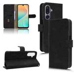 For Samsung Galaxy M36 5G Skin Feel Magnetic Flip Leather Phone Case(Black)