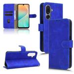 For Samsung Galaxy M36 5G Skin Feel Magnetic Flip Leather Phone Case(Blue)