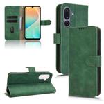 For Samsung Galaxy M36 5G Skin Feel Magnetic Flip Leather Phone Case(Green)