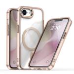 For iPhone 16e MagSafe Magnetic Clear Phone Case(Gold)