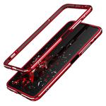 For Huawei Honor V30 Aluminum Alloy Shockproof Protective Bumper Frame(Red Silver)