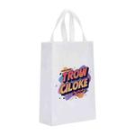 Orange Alphabet Printed Non-woven Fabric Bag Print On Your Demand, Size:35x25x10cm(White)