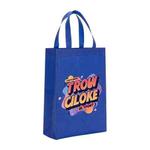 Orange Alphabet Printed Non-woven Fabric Bag Print On Your Demand, Size:35x25x10cm(Royal Blue)