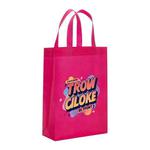 Orange Alphabet Printed Non-woven Fabric Bag Print On Your Demand, Size:35x25x10cm(Rose Red)
