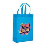 Orange Alphabet Printed Non-woven Fabric Bag Print On Your Demand, Size:35x25x10cm(Sky Blue)